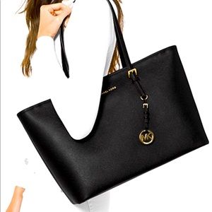 MICHAEL KORS Jet Set Travel Med Top-Zip Tote Bag